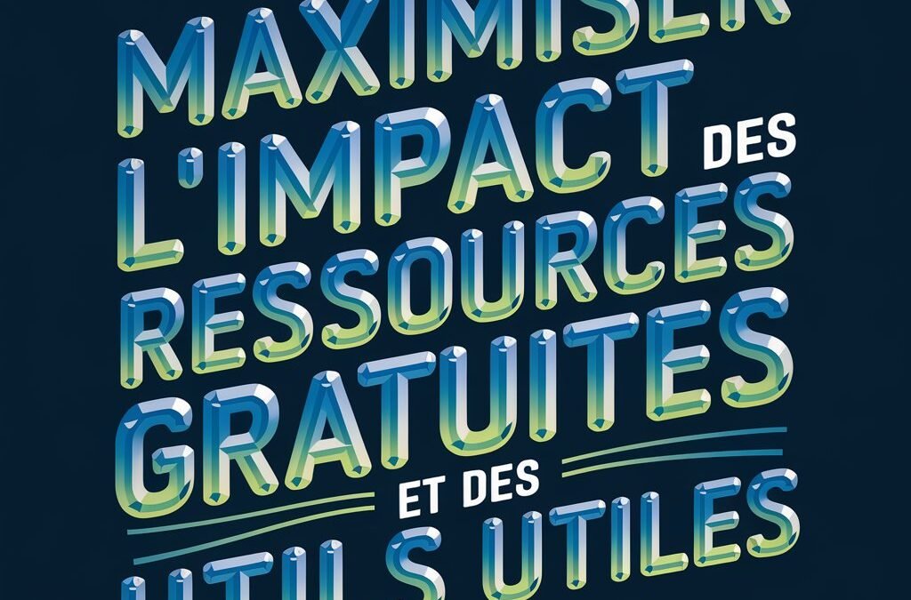 Maximiser l&rsquo;impact des ressources gratuites et des outils utiles